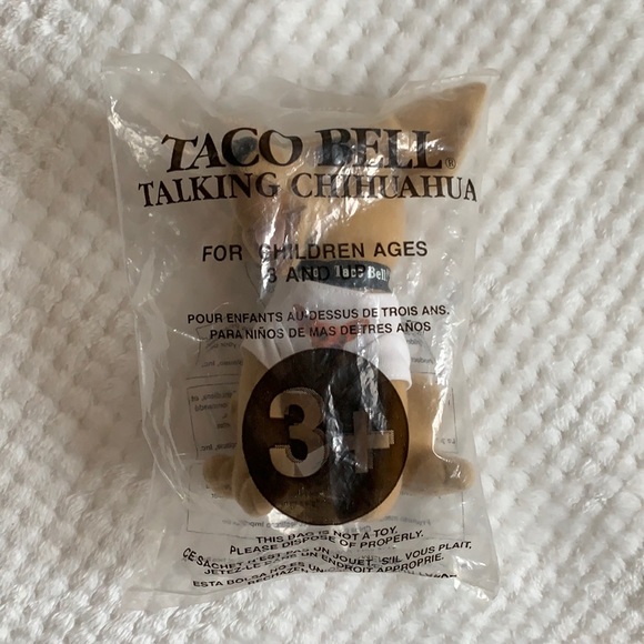 NWT RARE 1997 Taco Bell 🌮Talking Plush Toy - Picture 5 of 7